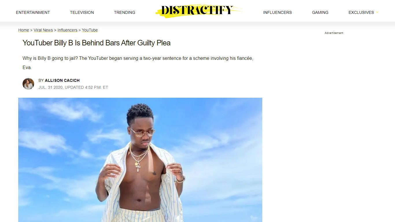 Why Is Billy B Going to Jail? The YouTuber and His ... - Distractify